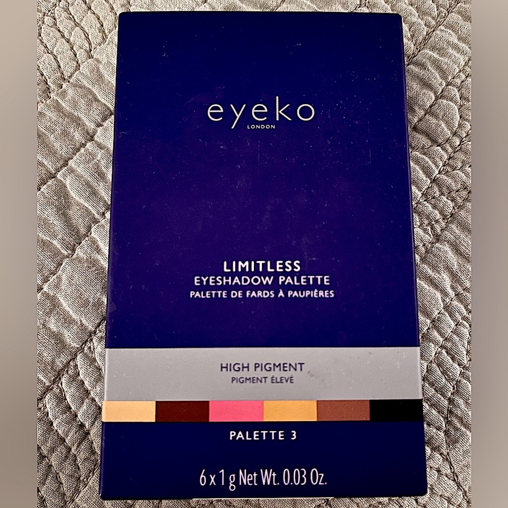 NIB Eyeko Limitless Eyeshadow Palette 3